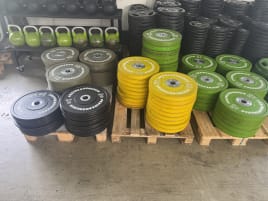 Fitnessstudio Profi Marken Olympia 50mm Gewichtscheiben 1,25KG bis 20KG / Bumper Gewichtscheiben 5KG bis 20KG Top zustand