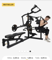 Neu !! Unbenutzt!Powertec Multi-System Kraitstation in Scwarz