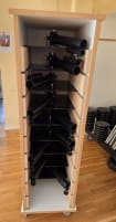 17 T-Bar Row mit Rollschrank für 10