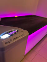 MEDISTREAM Hydrojet Wassermassageliege Spa, schwarz/weiß , 3Stk verfügbar