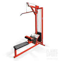 2 in 1: Latzug-/ Ruderzugmaschine | FLAME SPORT