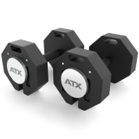 ATX® Octa Dumbbells - Verstellbare Kurzhanteln - 2 x 24 kg