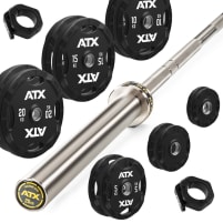 Vorteilspaket! 127,5 kg ATX® Hantelsatz - Polyurethan