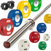 Vorteilspaket! 185 kg ATX® Gewichtheber Hantelset
