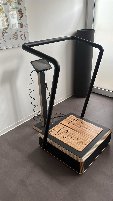 WOODwave PRO by GYMwood – Wooden Vibration Plate, as new, max. 15 operating hours