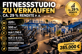 Fitness Studio for Sale | Approx. 29% Annual ROI | 420+ Members