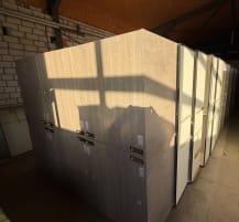 Umkleide ca. 400 Stk Spinde Holz mit Gantner Schloss ideal für Ihr Fitnessstudio / Fitness Club