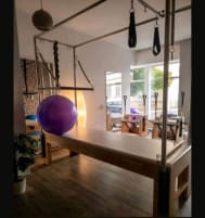 Set - Exclusive Luxury Pilates Studio – Solid Oak &amp; High-Gloss Chrome (Used for only 3 months / Includes receipt).