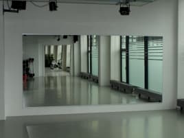 Spiegel-Spiegelwand - Gummiboden